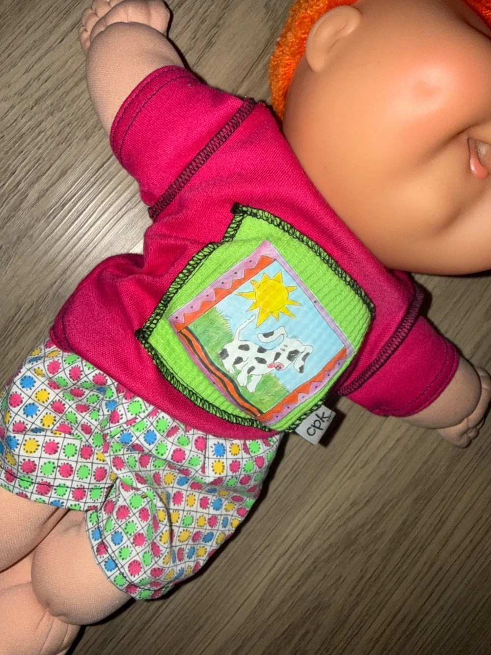 Vintage 90s Cabbage Patch‎ Kids Doll Orange Hair Soft Body Collectible Nostalgia